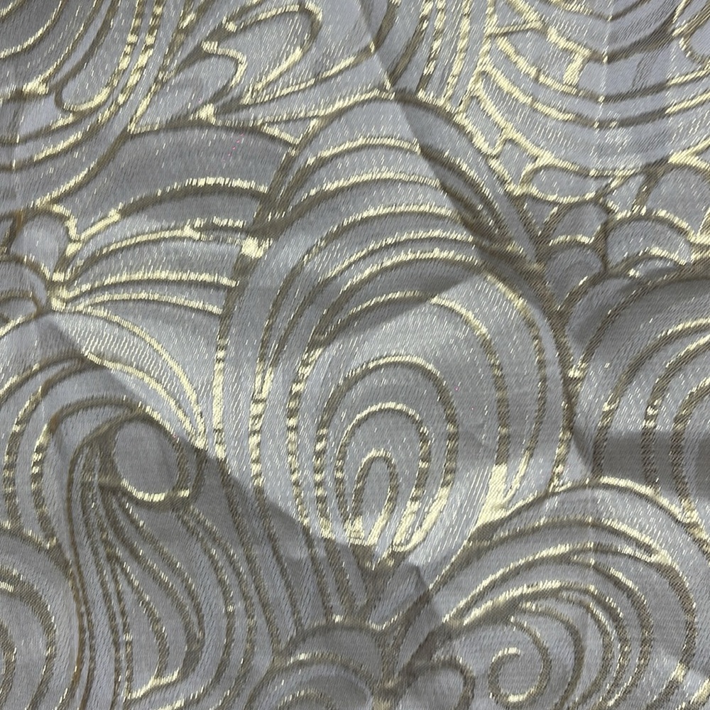 Lilly Pulitzer Diedra Dress In Gold Metallic Tidal Wave Jacquard XS - Picture 4 of 10